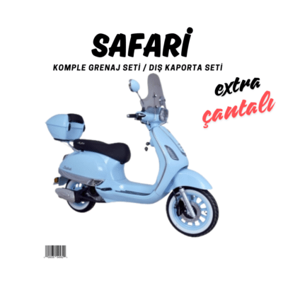 Parça: Safari Mavi Grenaj Seti 22 Parça + Çantalı